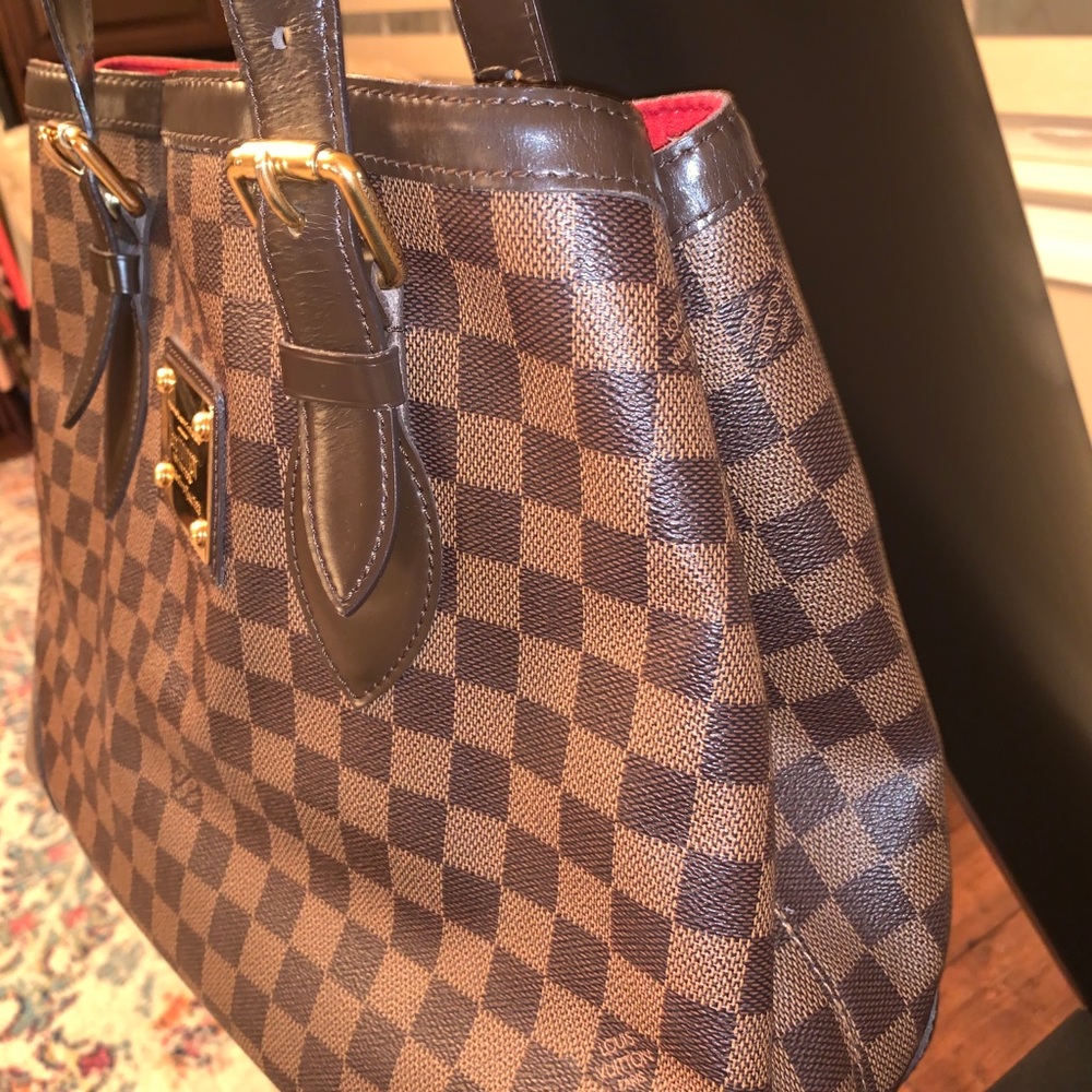 Authentic Louis Vuitton Damier Azur Hempstead MM - Picture 2 of 8